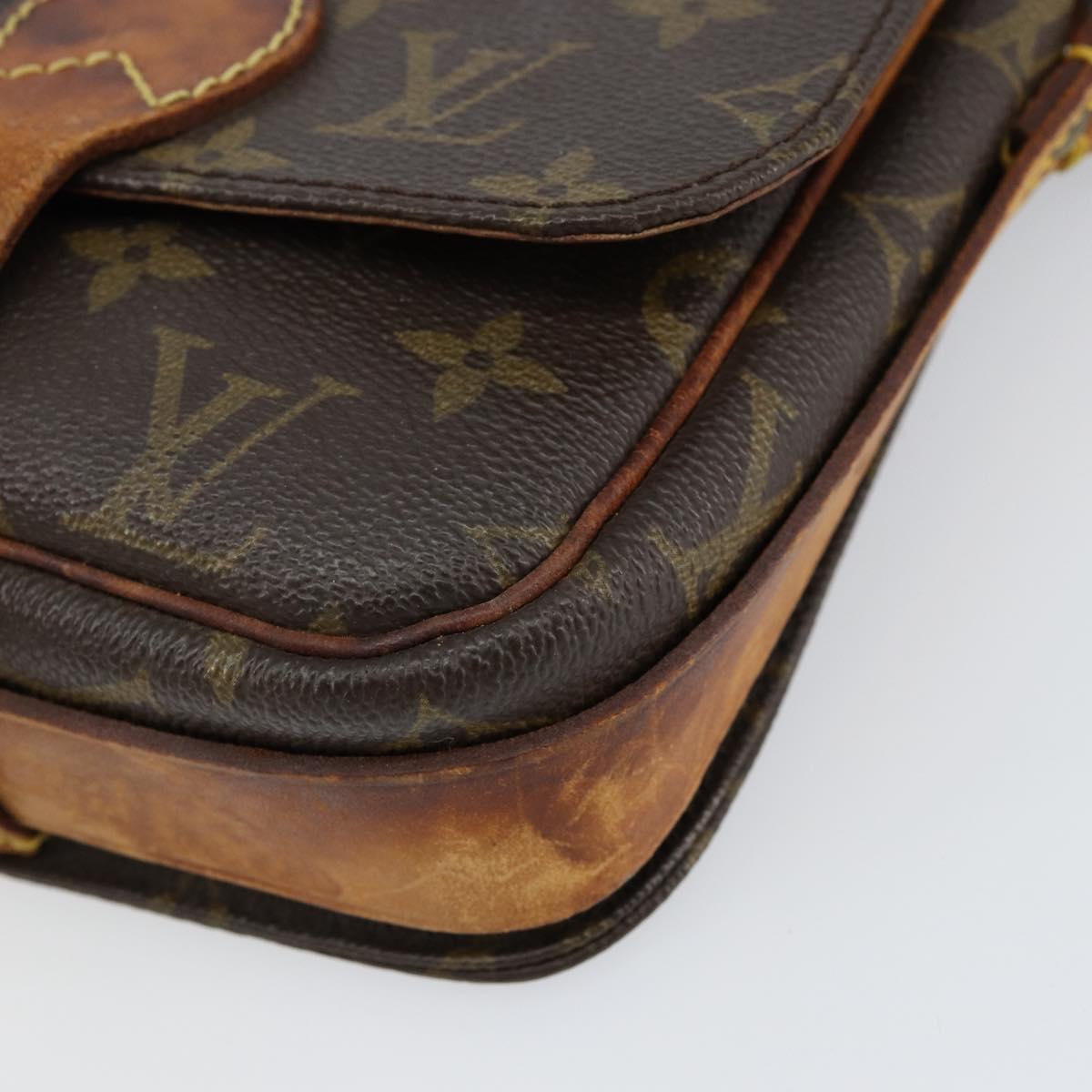 LOUIS VUITTON Monogram Cartouchiere PM Shoulder Bag M51254 LV Auth 153203