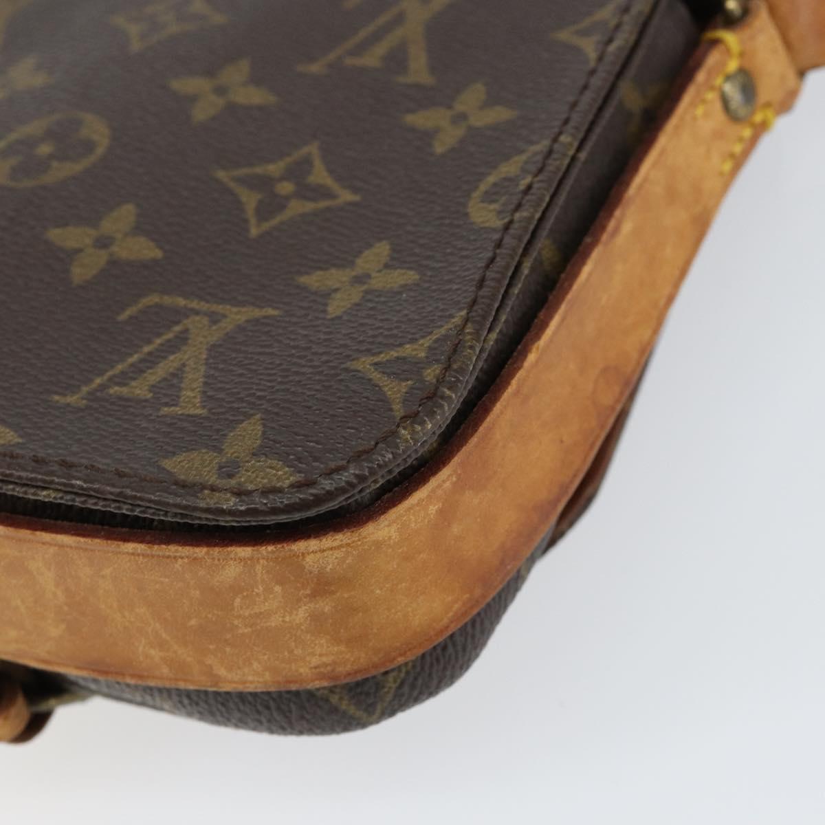 LOUIS VUITTON Monogram Cartouchiere PM Shoulder Bag M51254 LV Auth 153203