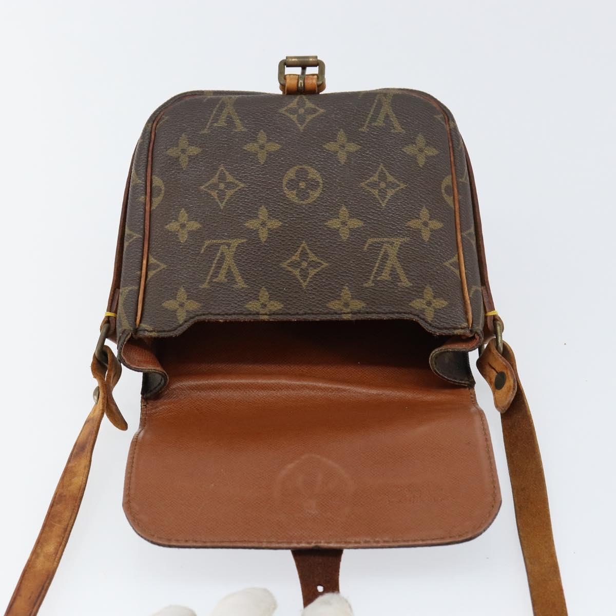 LOUIS VUITTON Monogram Cartouchiere PM Shoulder Bag M51254 LV Auth 153203