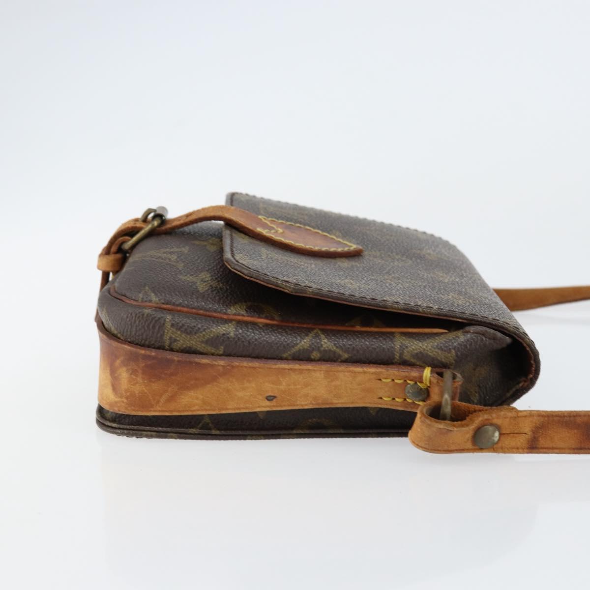 LOUIS VUITTON Monogram Cartouchiere PM Shoulder Bag M51254 LV Auth 153203