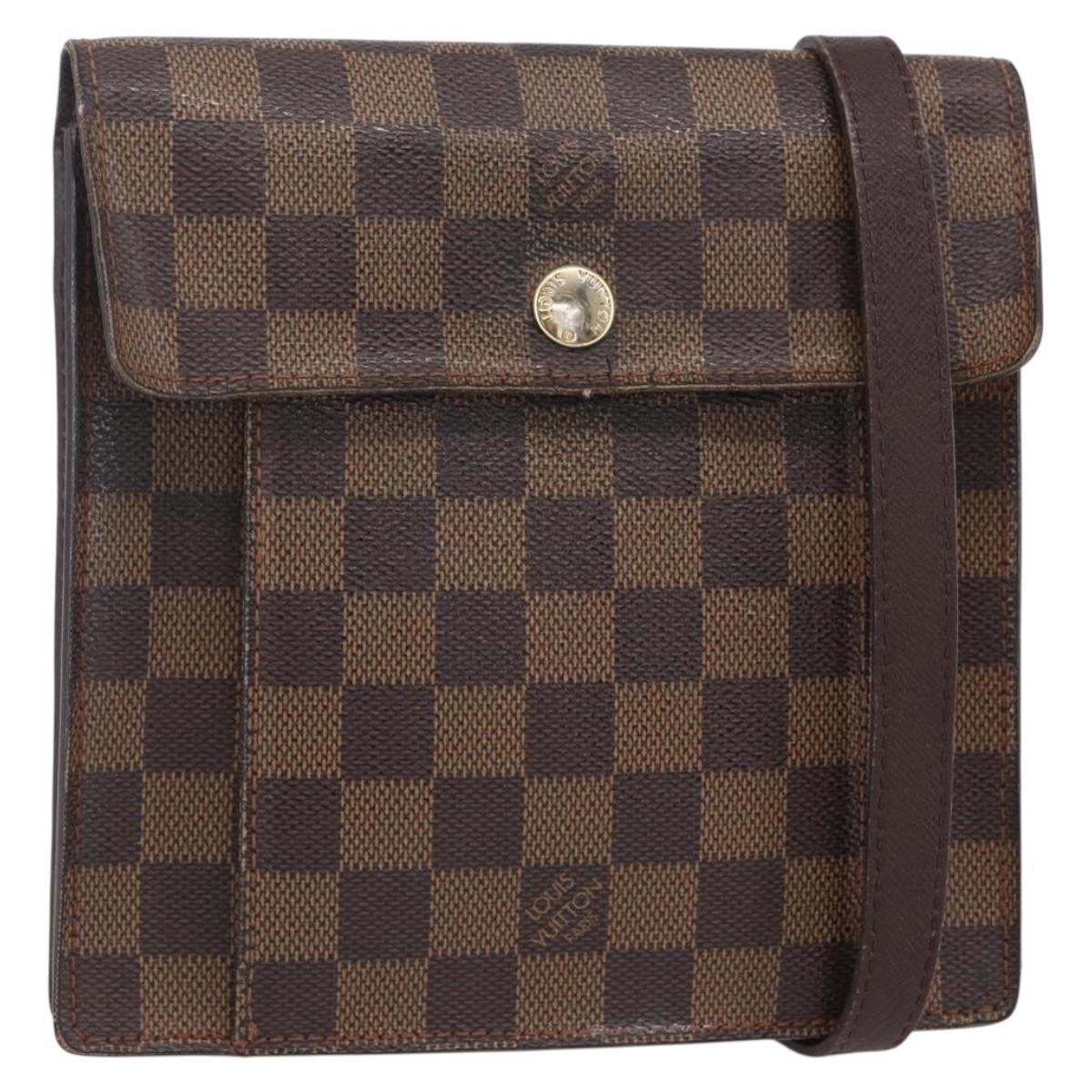 LOUIS VUITTON Damier Ebene Pimlico Shoulder Bag N45272 LV Auth 153205