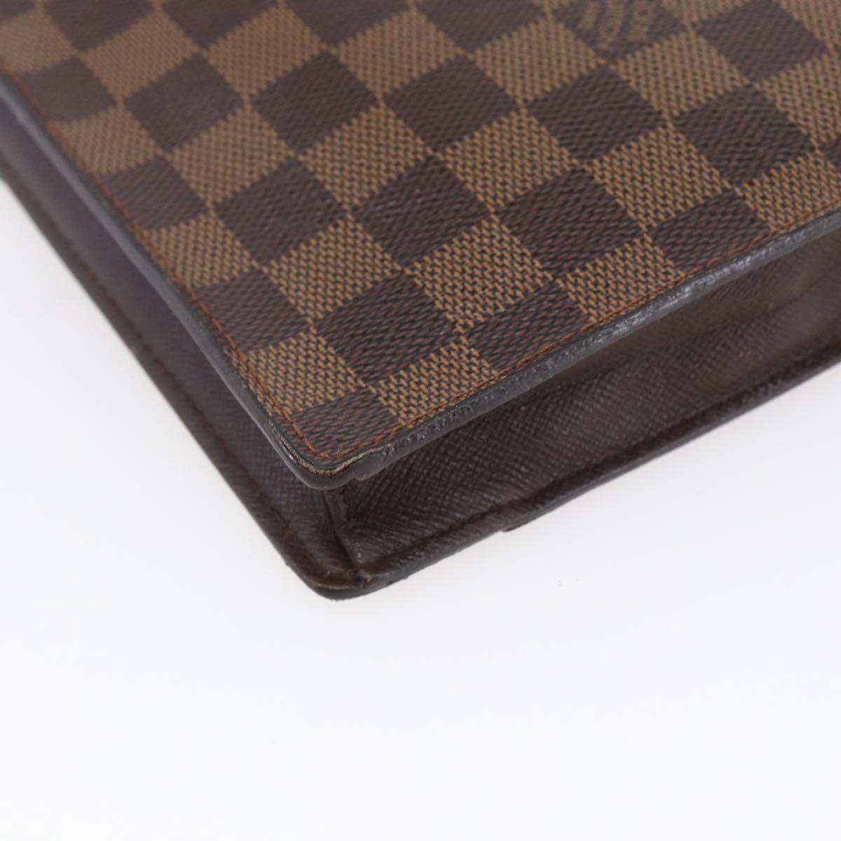 LOUIS VUITTON Damier Ebene Pimlico Shoulder Bag N45272 LV Auth 153205