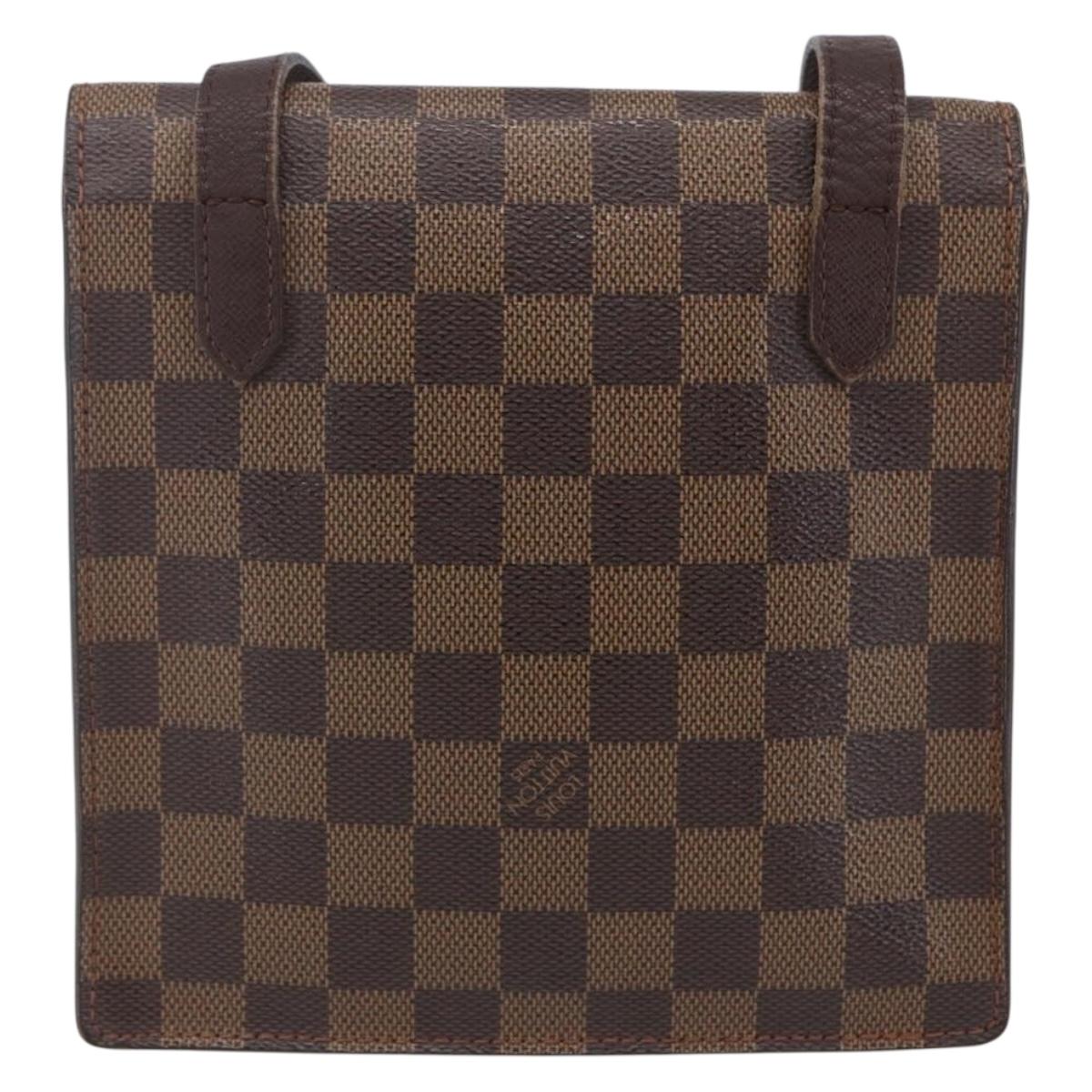 LOUIS VUITTON Damier Ebene Pimlico Shoulder Bag N45272 LV Auth 153205