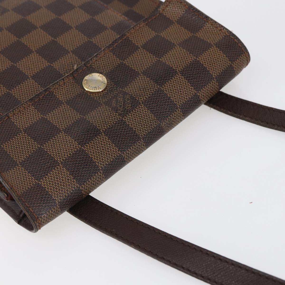 LOUIS VUITTON Damier Ebene Pimlico Shoulder Bag N45272 LV Auth 153205