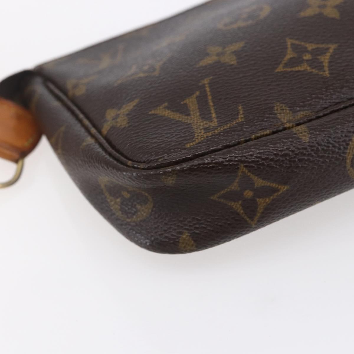 LOUIS VUITTON Monogram Pochette Accessoires Pouch M51980 LV Auth 153207