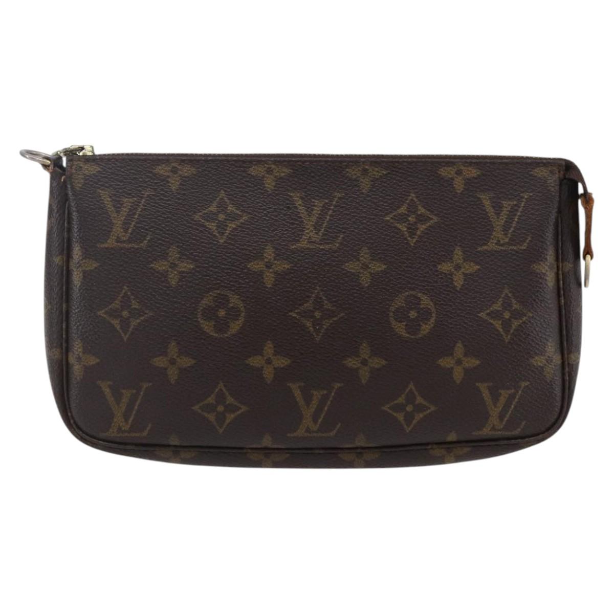 LOUIS VUITTON Monogram Pochette Accessoires Pouch M51980 LV Auth 153207