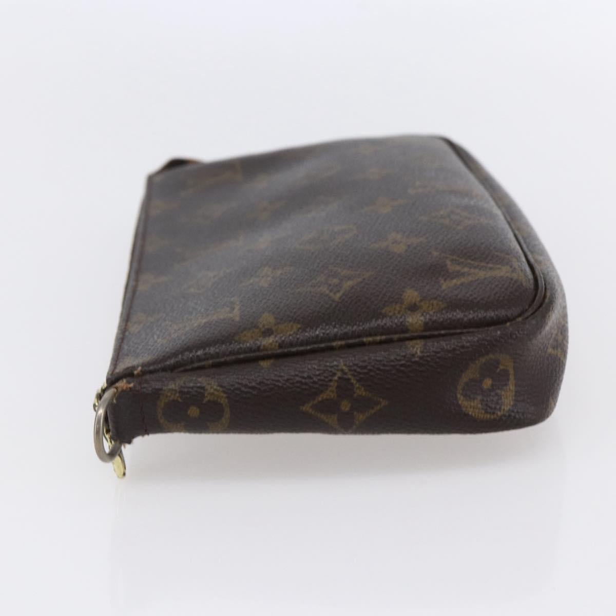 LOUIS VUITTON Monogram Pochette Accessoires Pouch M51980 LV Auth 153207