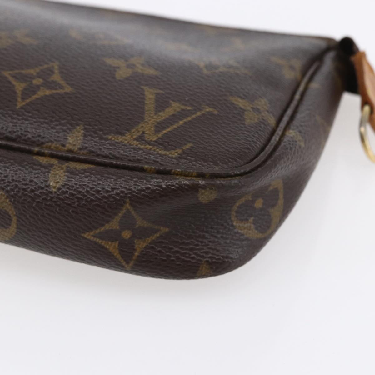 LOUIS VUITTON Monogram Pochette Accessoires Pouch M51980 LV Auth 153207