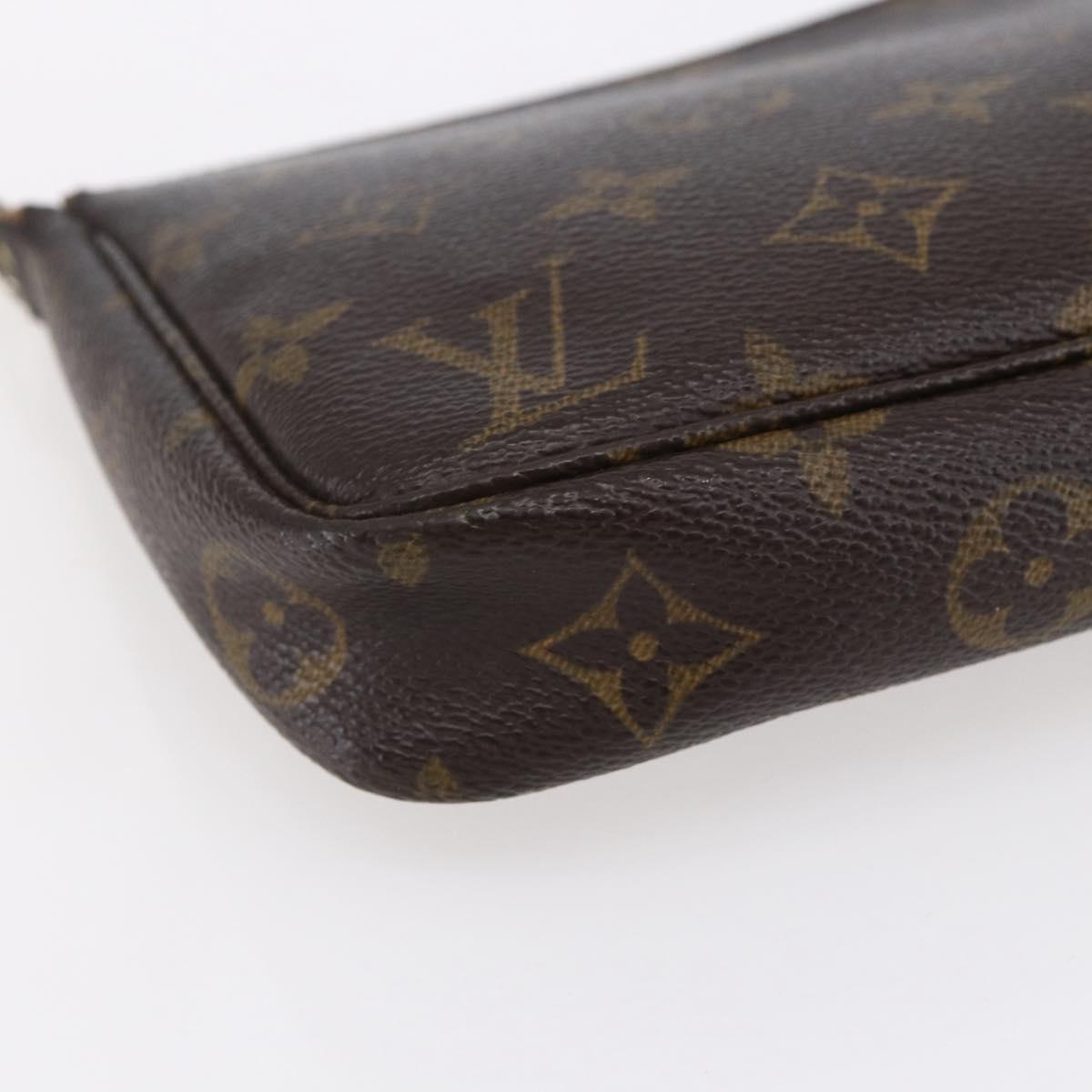 LOUIS VUITTON Monogram Pochette Accessoires Pouch M51980 LV Auth 153207