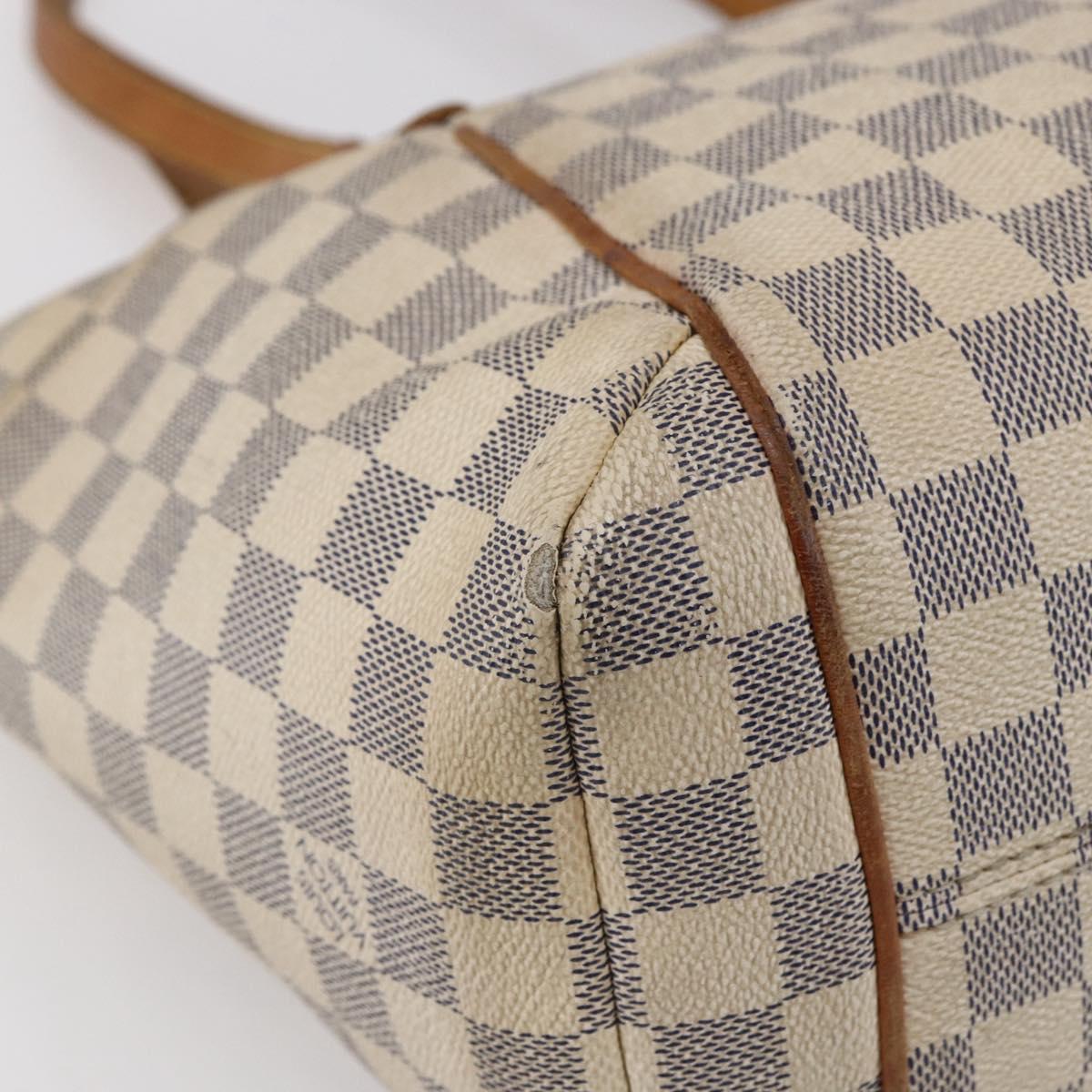 LOUIS VUITTON Damier Azur Totally PM Tote Bag N41280 LV Auth 153212