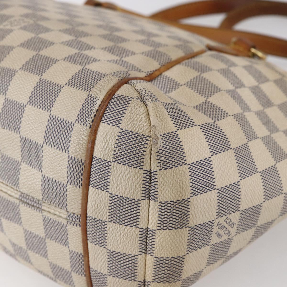 LOUIS VUITTON Damier Azur Totally PM Tote Bag N41280 LV Auth 153212