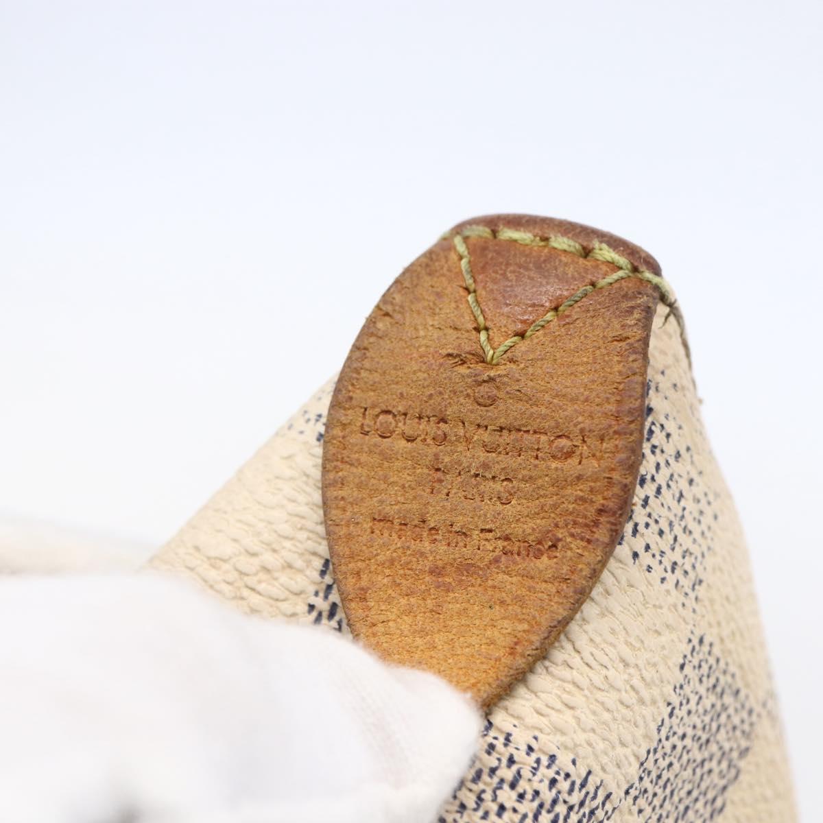 LOUIS VUITTON Damier Azur Totally PM Tote Bag N41280 LV Auth 153212