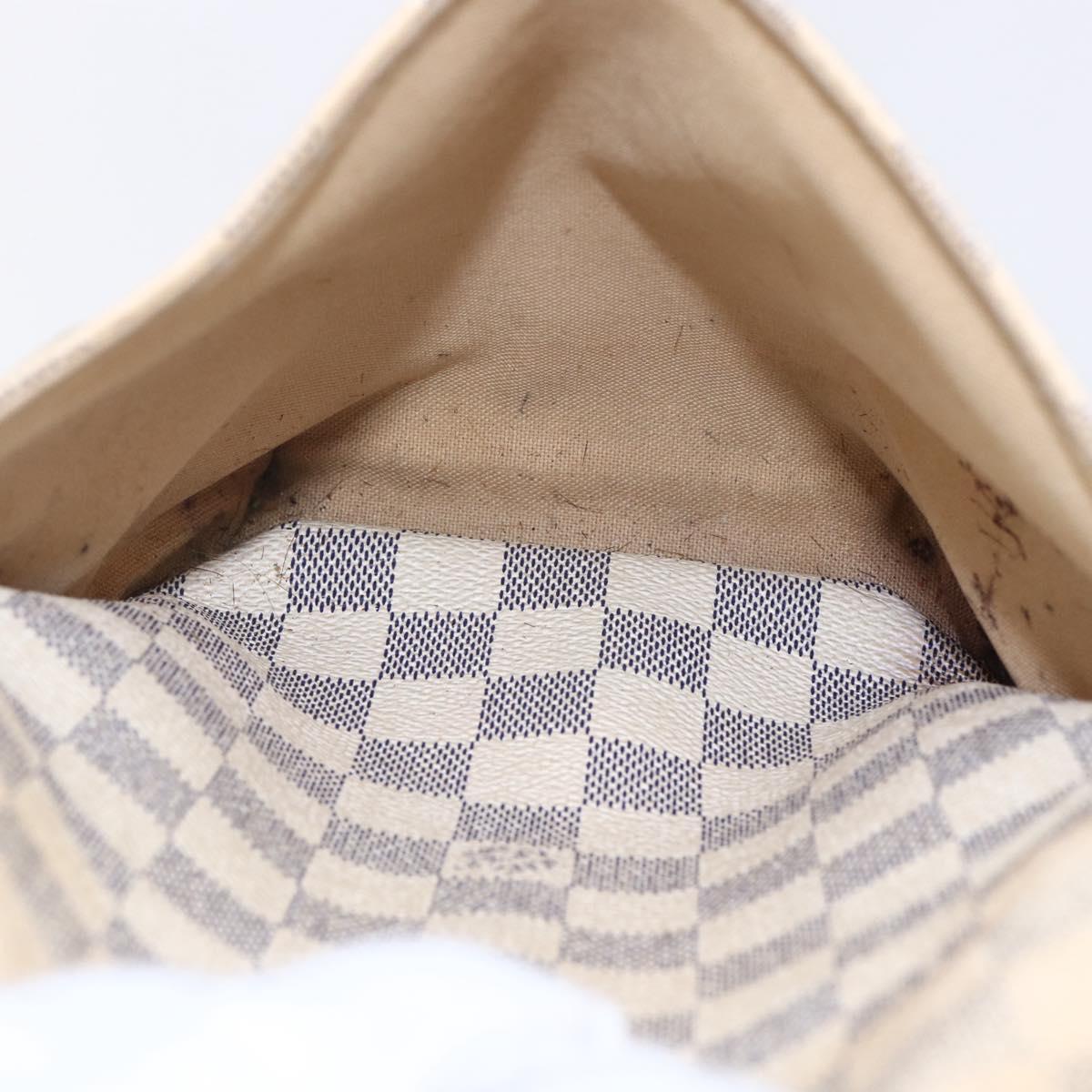 LOUIS VUITTON Damier Azur Totally PM Tote Bag N41280 LV Auth 153212