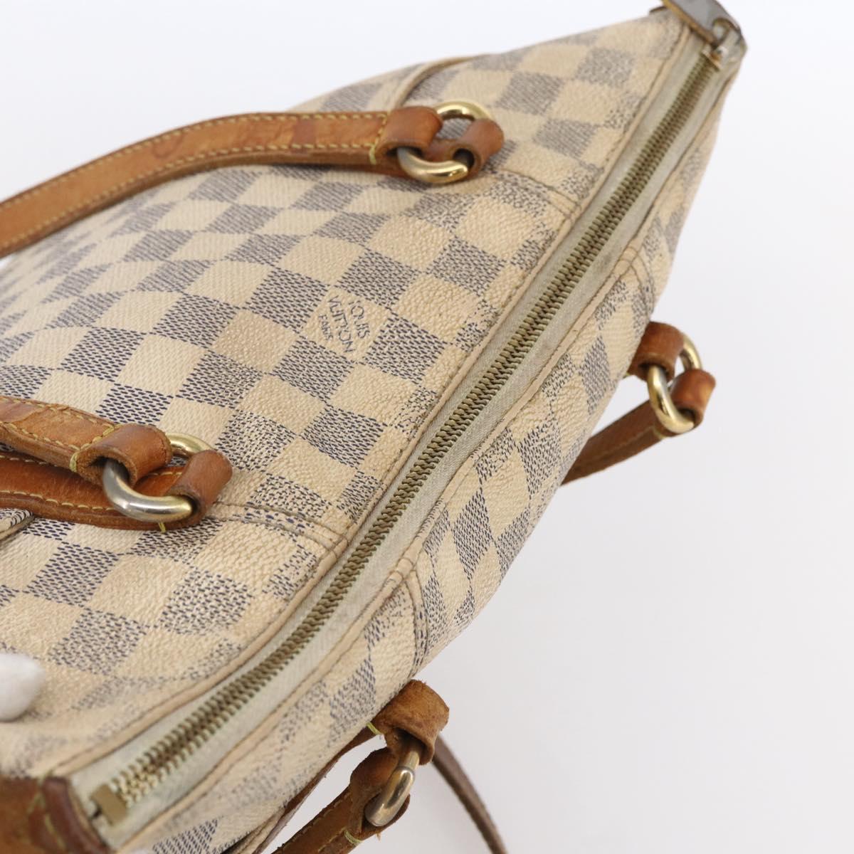 LOUIS VUITTON Damier Azur Totally PM Tote Bag N41280 LV Auth 153212