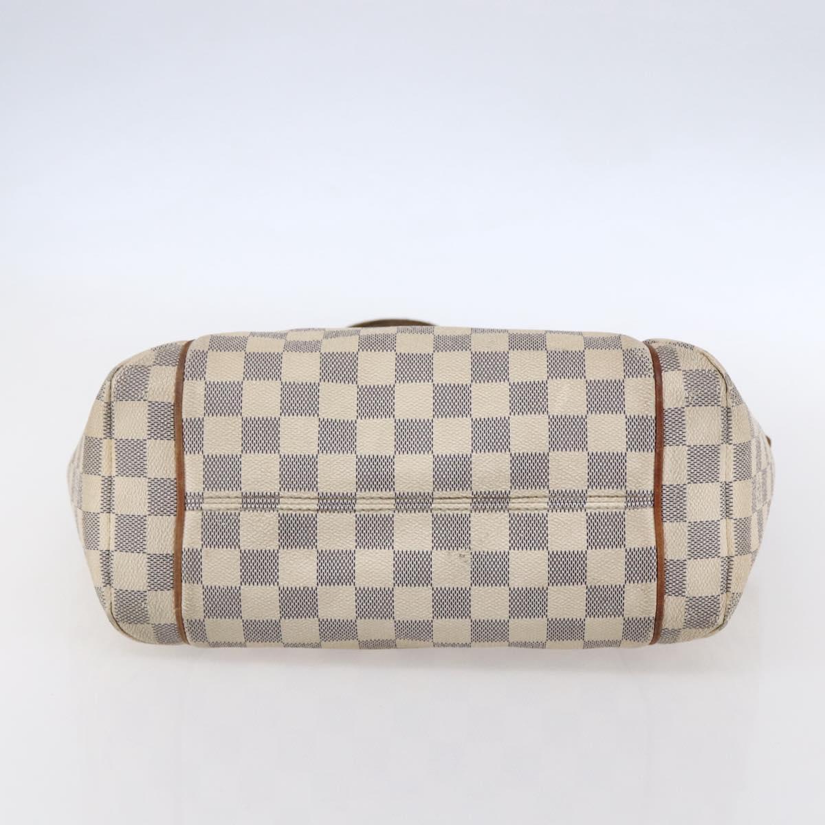 LOUIS VUITTON Damier Azur Totally PM Tote Bag N41280 LV Auth 153212