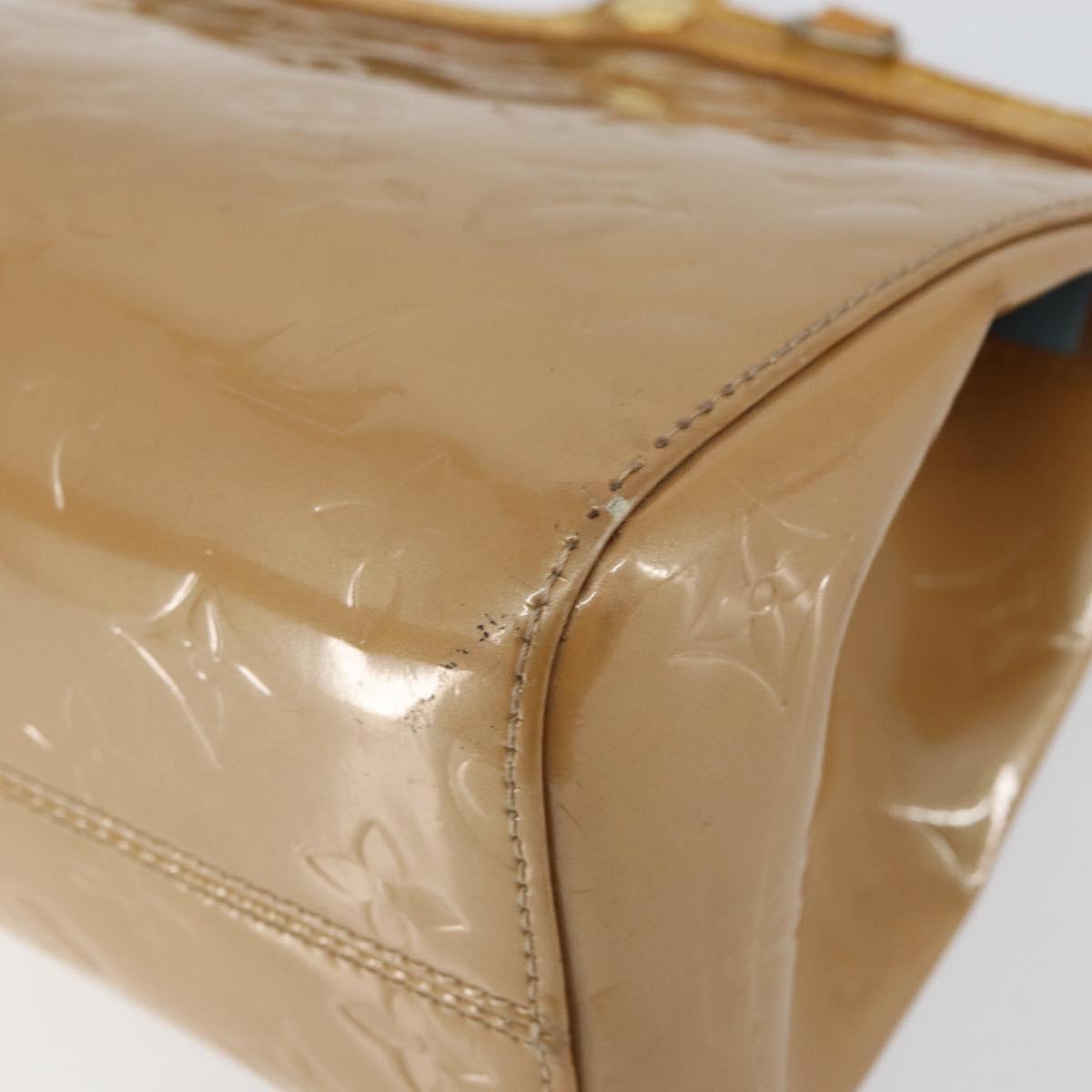 LOUIS VUITTON Monogram Vernis Roxbury Drive Bag 2Way Noisette M91372 Auth 153213