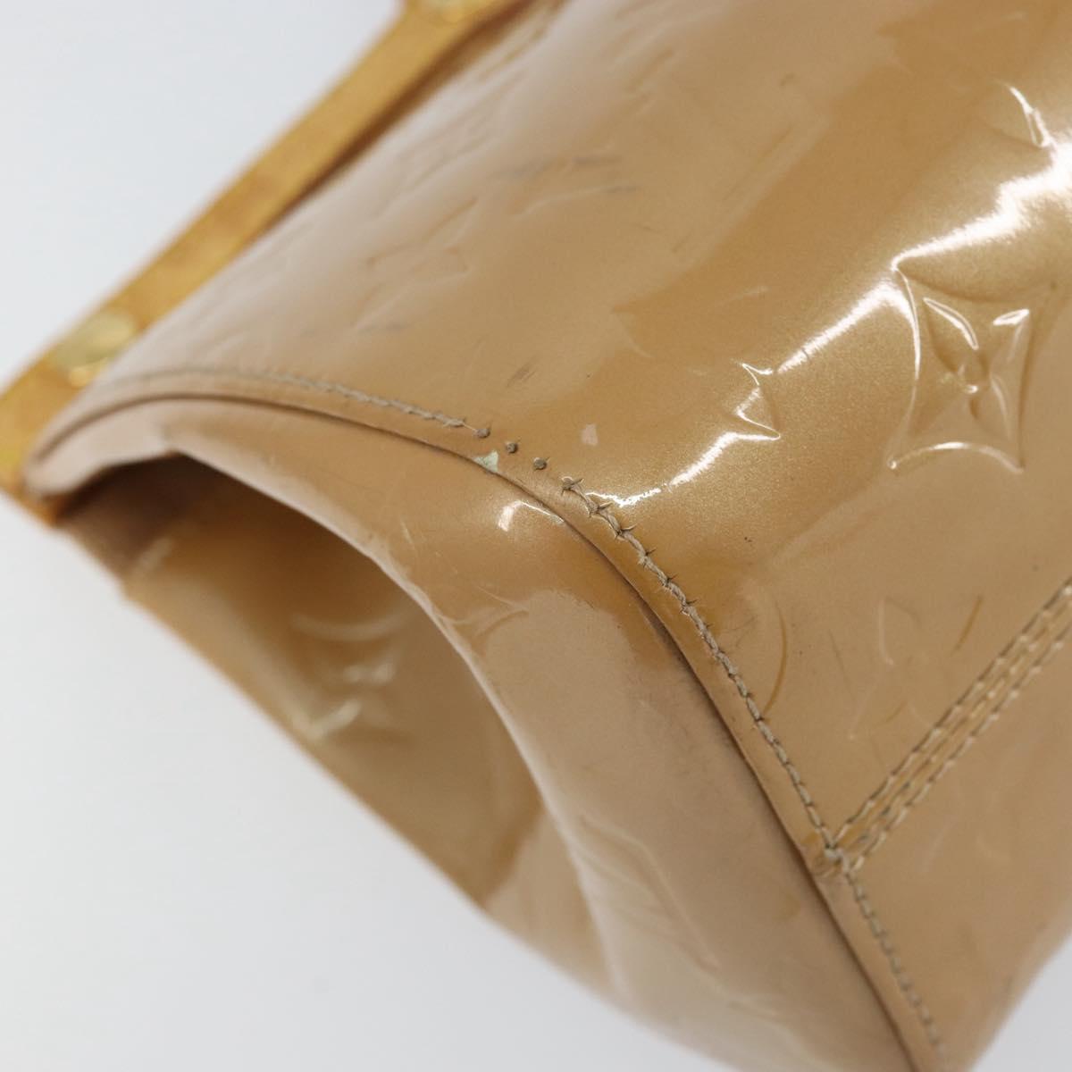 LOUIS VUITTON Monogram Vernis Roxbury Drive Bag 2Way Noisette M91372 Auth 153213