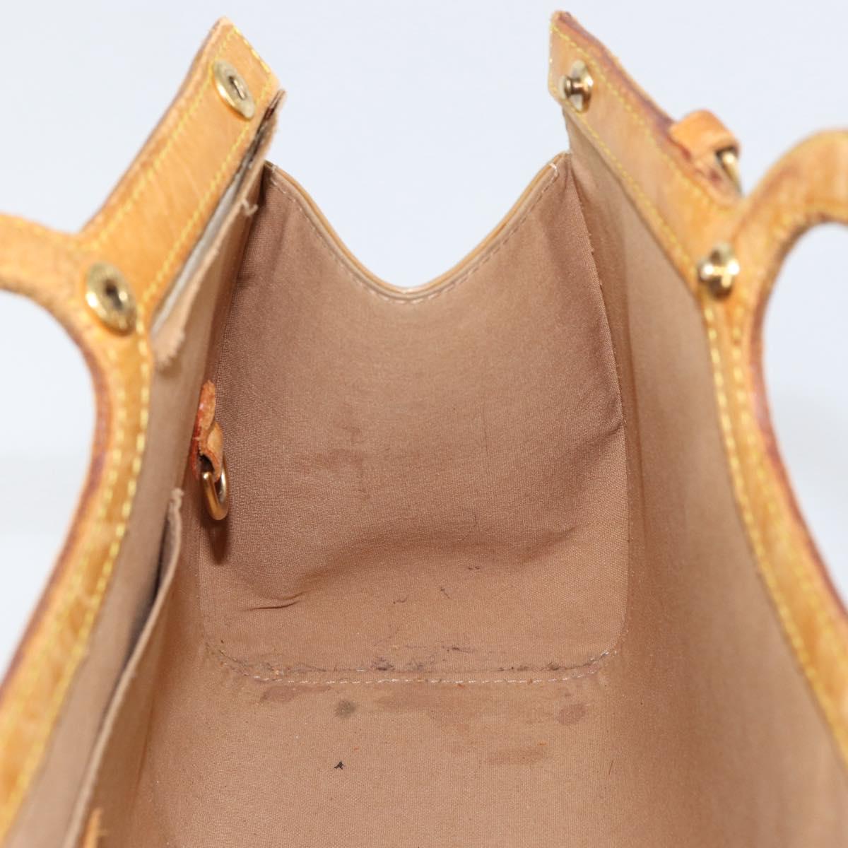 LOUIS VUITTON Monogram Vernis Roxbury Drive Bag 2Way Noisette M91372 Auth 153213