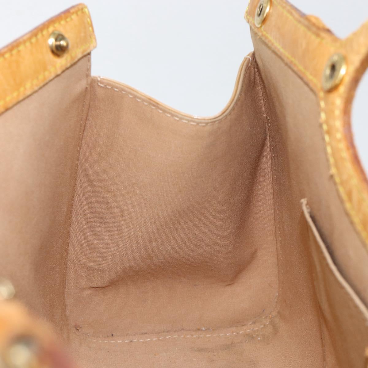 LOUIS VUITTON Monogram Vernis Roxbury Drive Bag 2Way Noisette M91372 Auth 153213