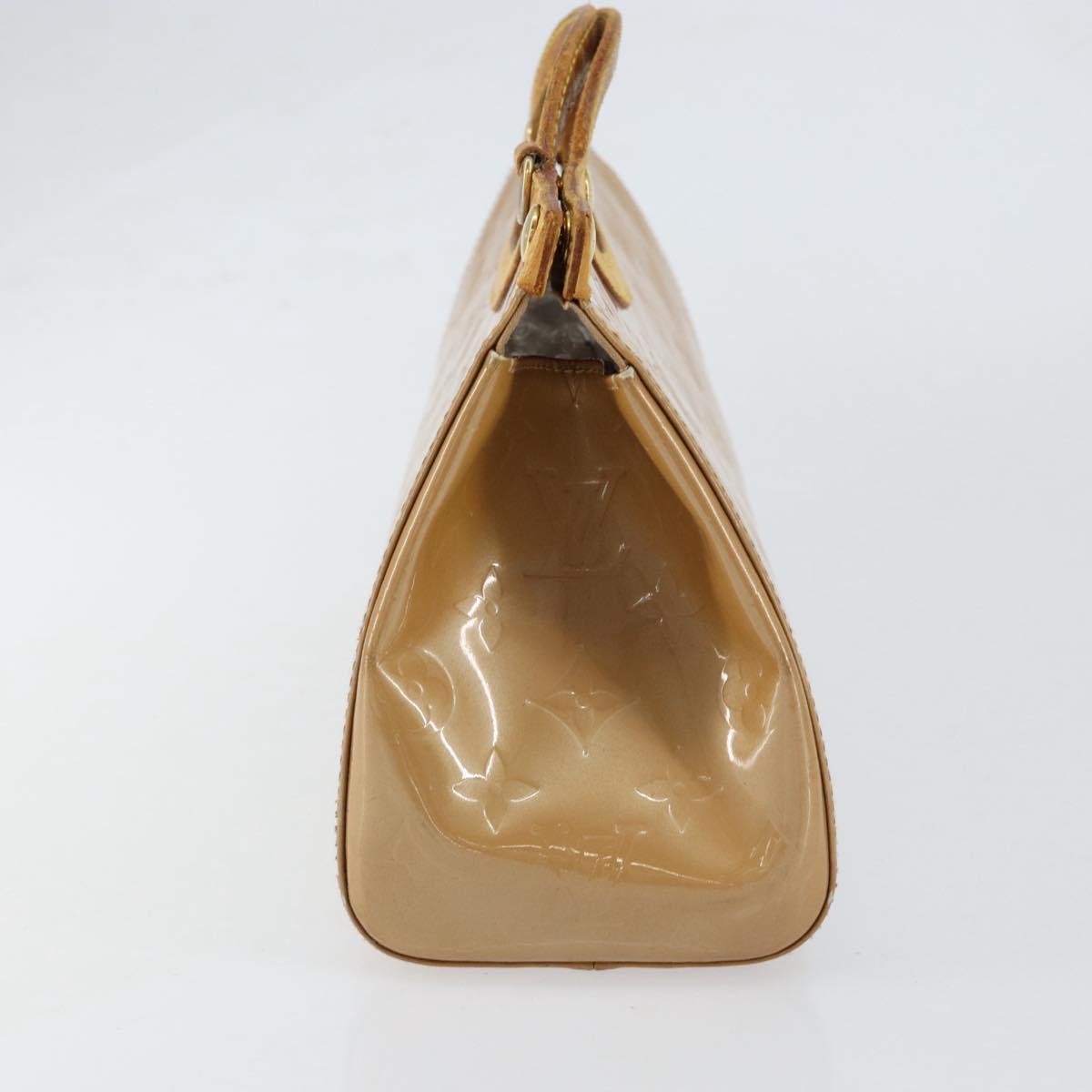 LOUIS VUITTON Monogram Vernis Roxbury Drive Bag 2Way Noisette M91372 Auth 153213