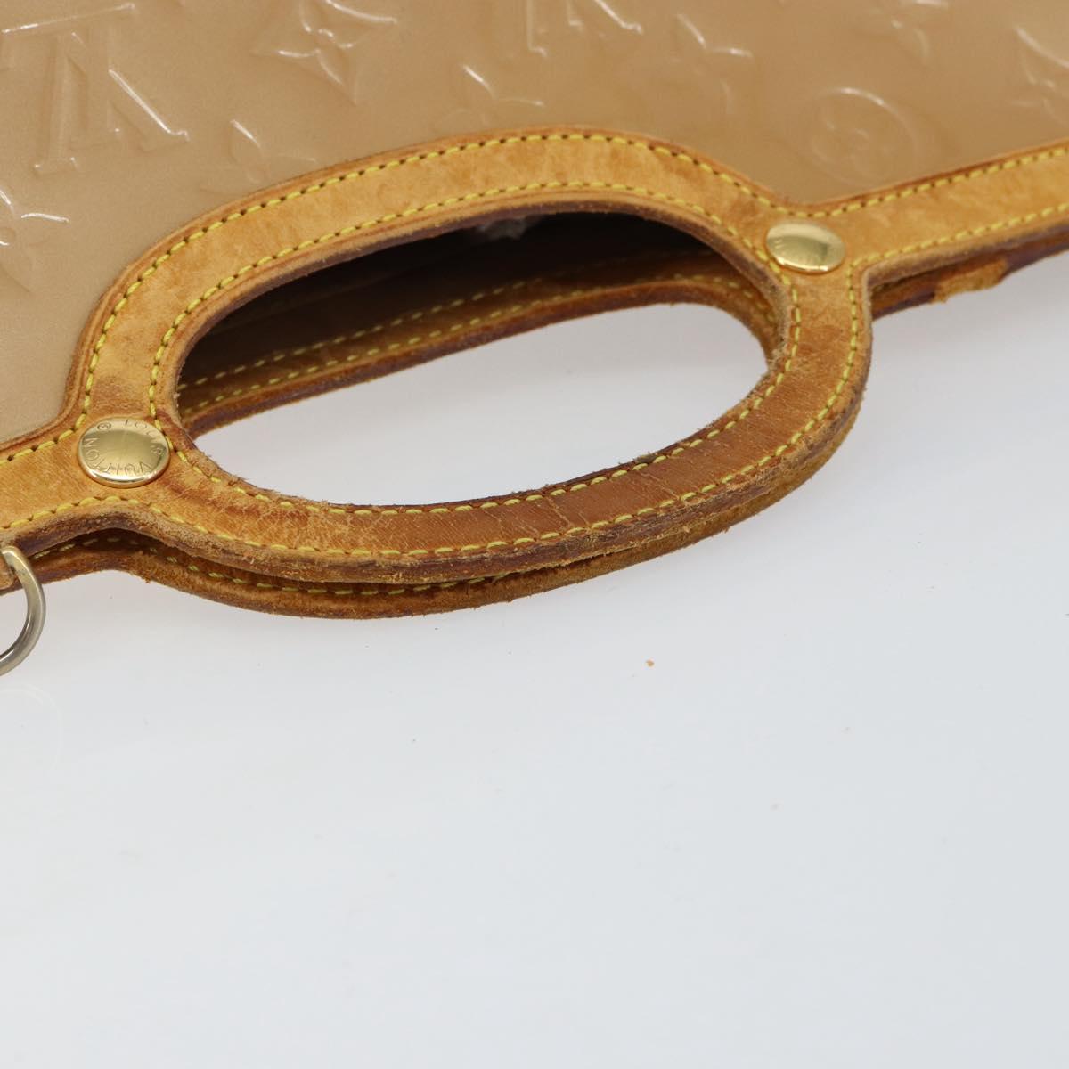 LOUIS VUITTON Monogram Vernis Roxbury Drive Bag 2Way Noisette M91372 Auth 153213