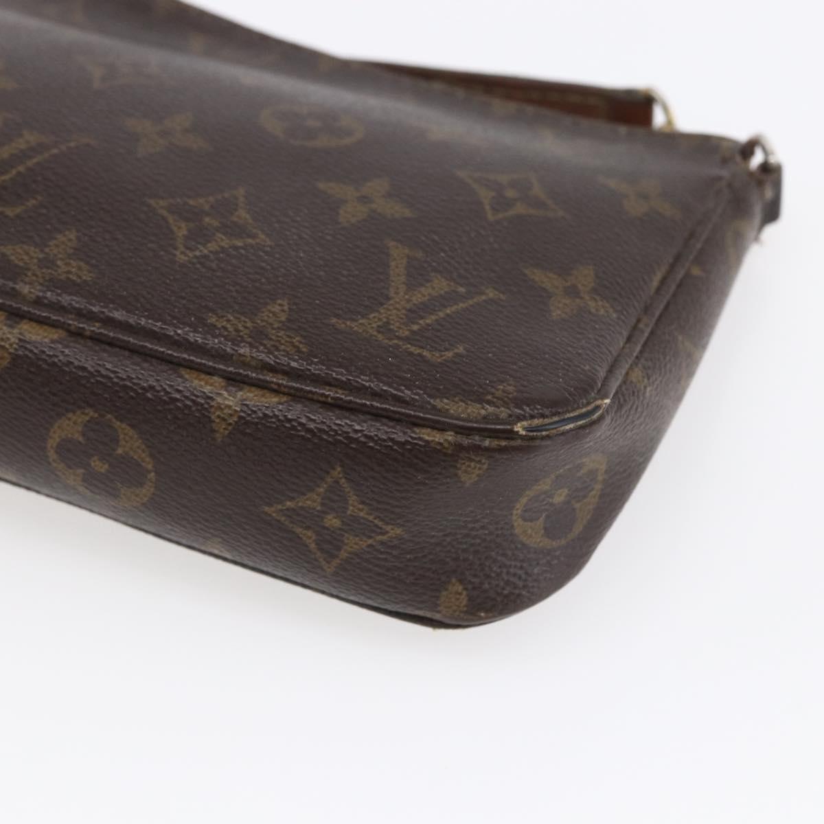 LOUIS VUITTON Monogram Pochette Accessoires Pouch M51980 LV Auth 153227