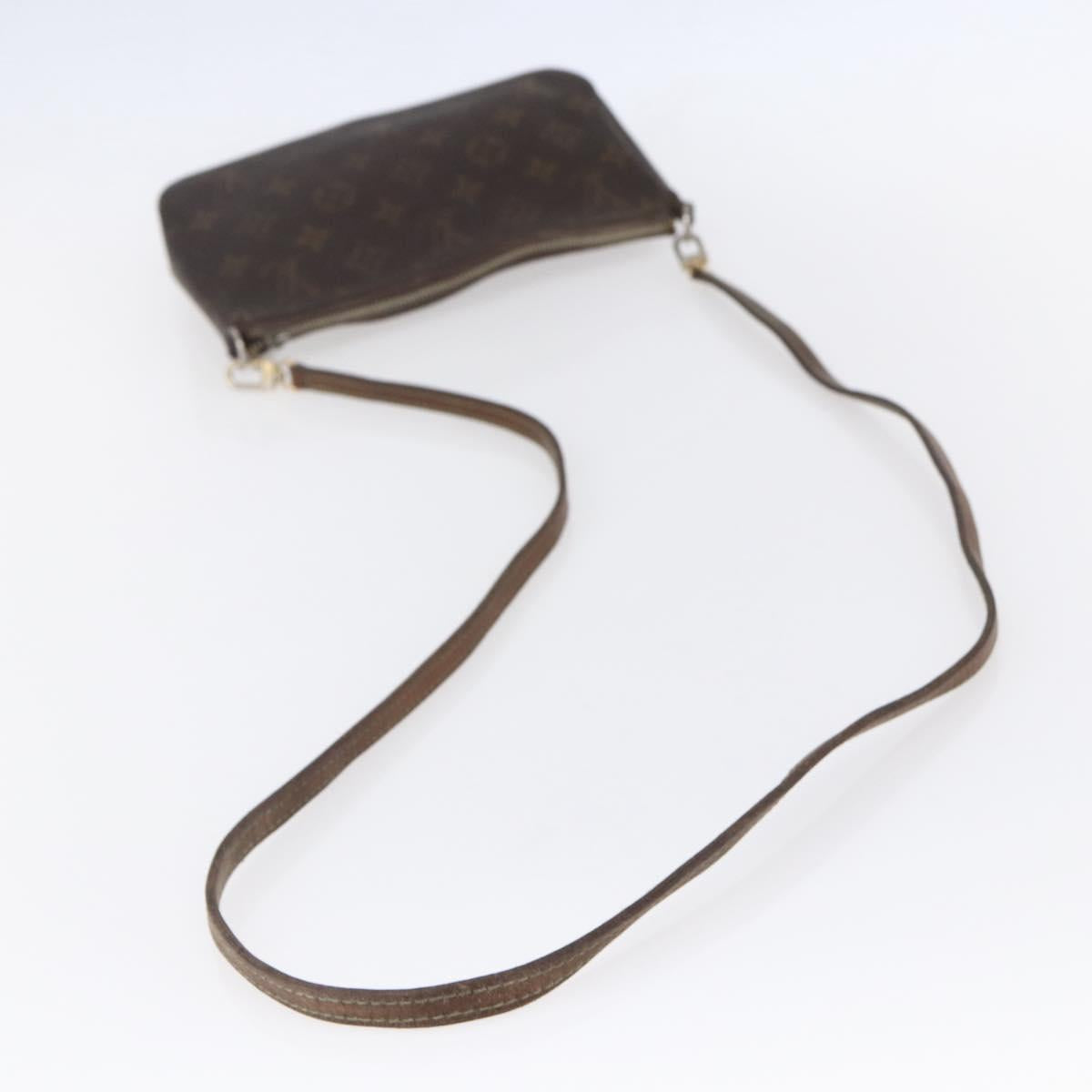 LOUIS VUITTON Monogram Pochette Accessoires Pouch M51980 LV Auth 153227