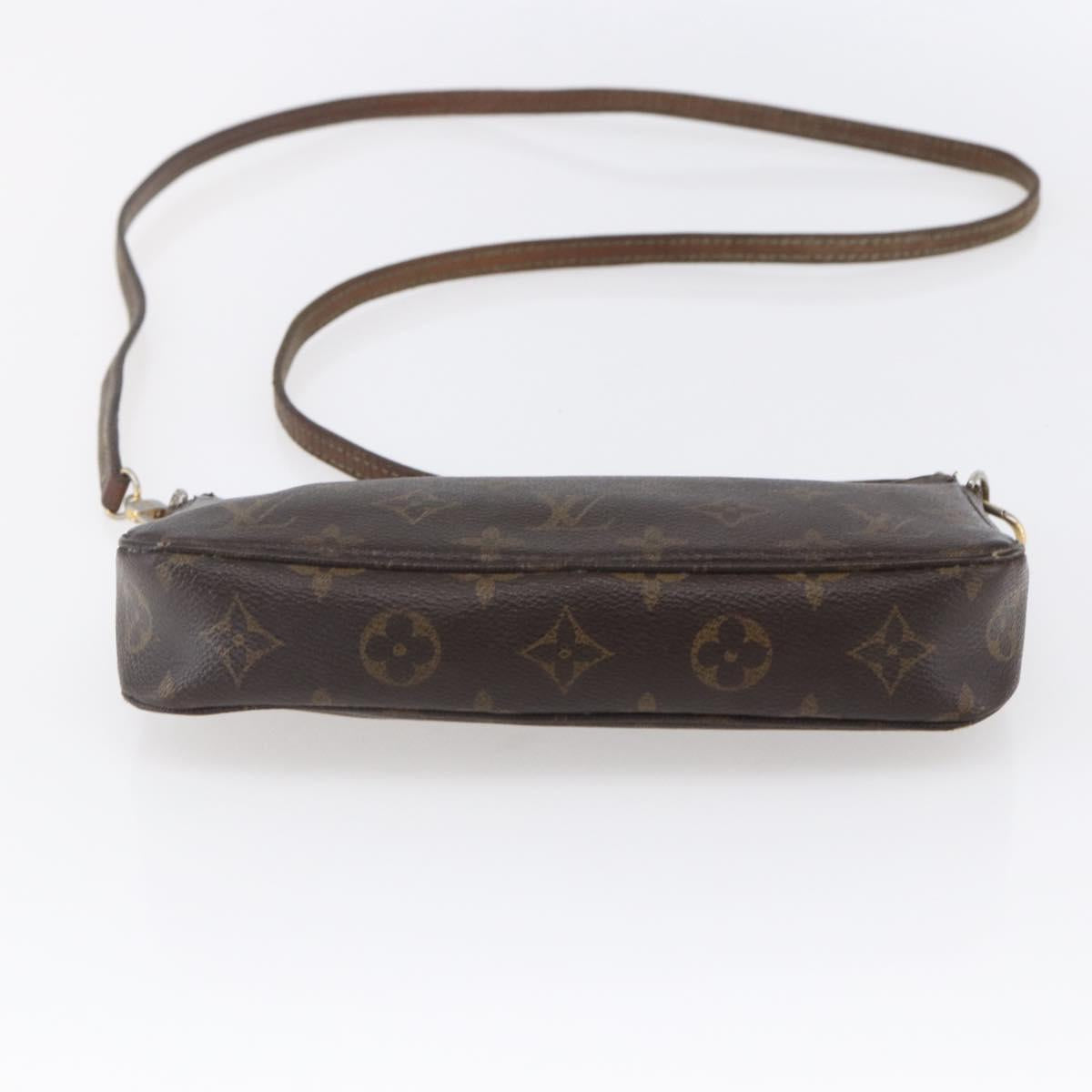 LOUIS VUITTON Monogram Pochette Accessoires Pouch M51980 LV Auth 153227