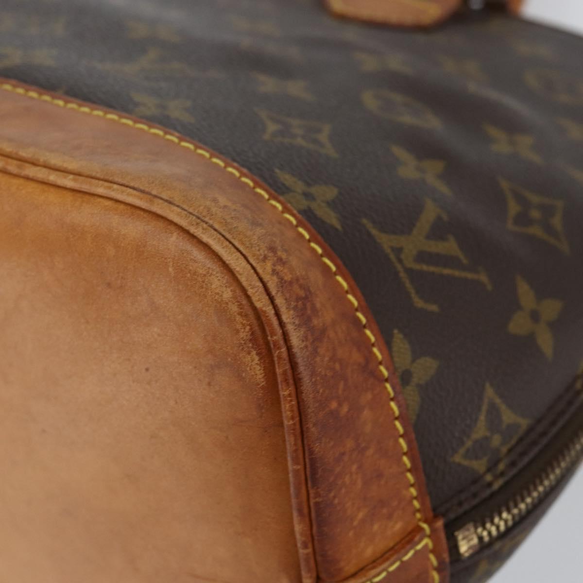 LOUIS VUITTON Monogram Alma Hand Bag M51130 LV Auth 153230