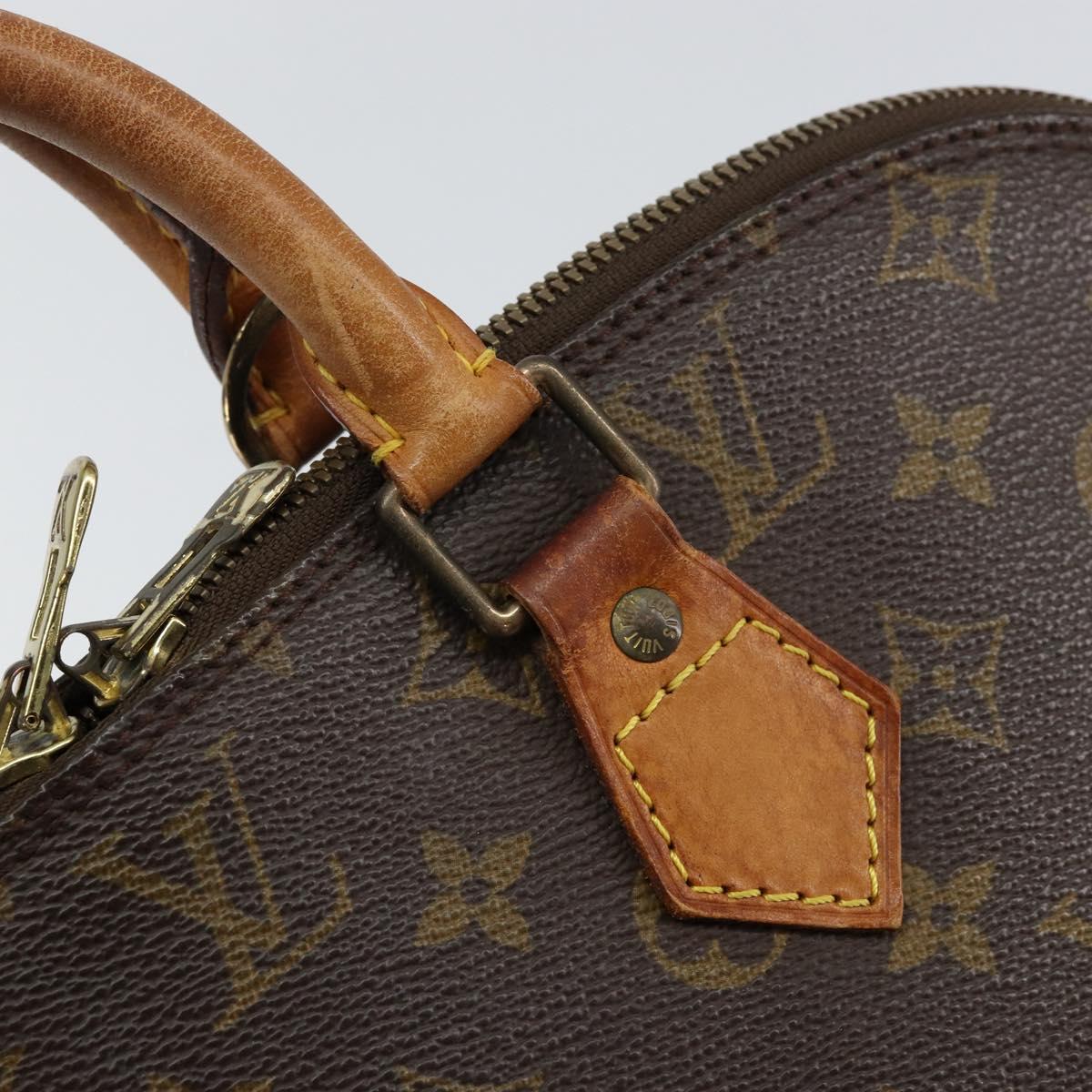 LOUIS VUITTON Monogram Alma Hand Bag M51130 LV Auth 153230
