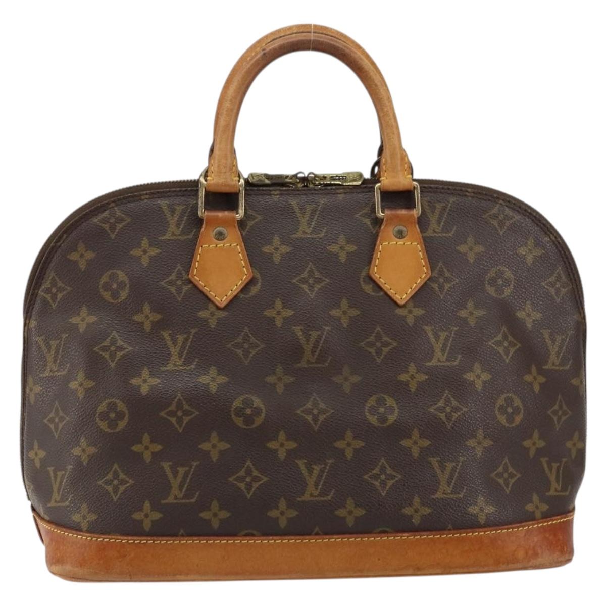 LOUIS VUITTON Monogram Alma Hand Bag M51130 LV Auth 153230