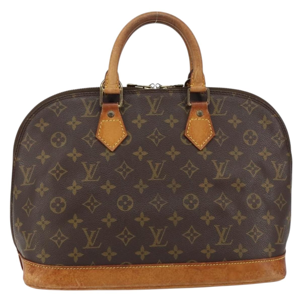 LOUIS VUITTON Monogram Alma Hand Bag M51130 LV Auth 153230