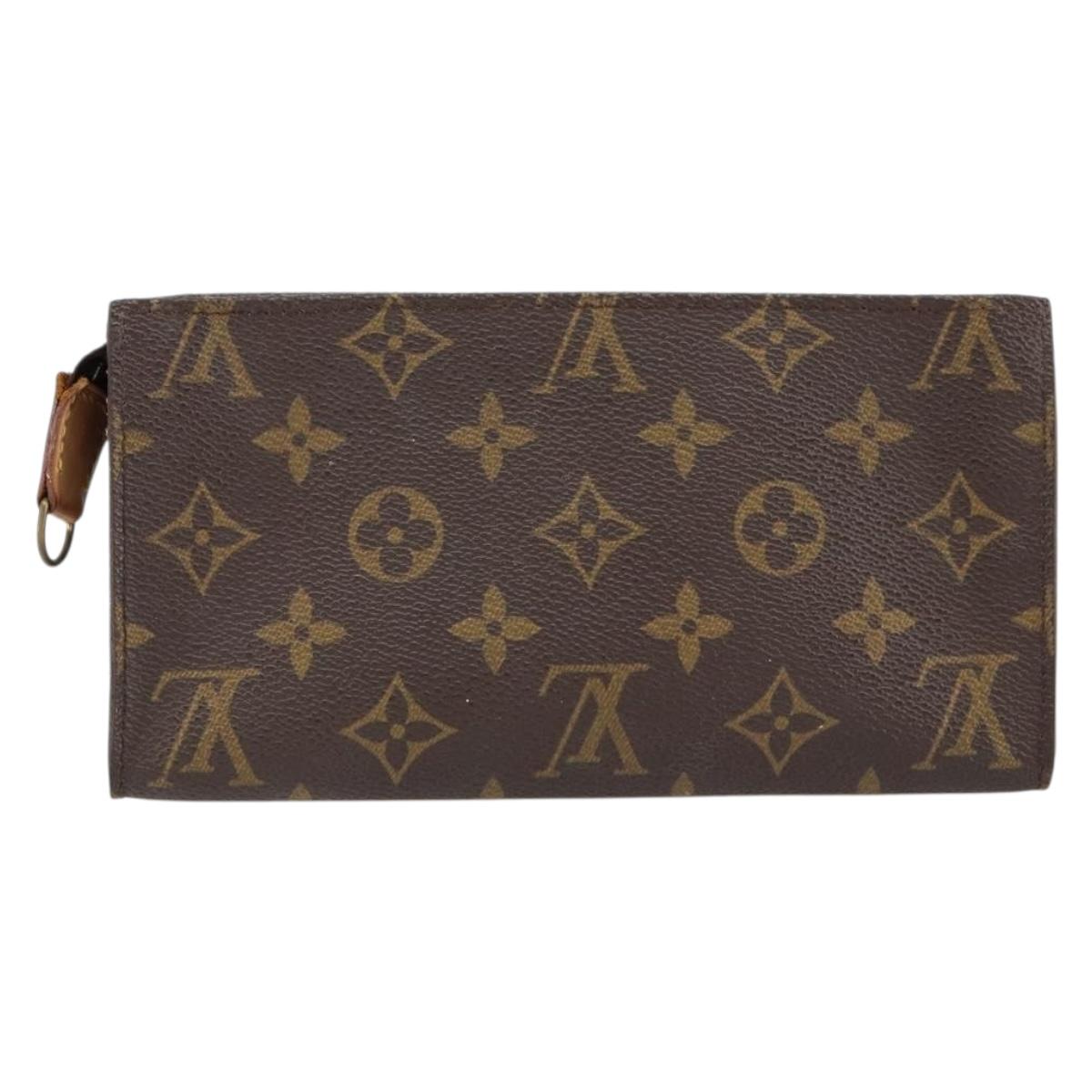 LOUIS VUITTON Monogram Bucket GM Accessory Pouch LV Auth 153232