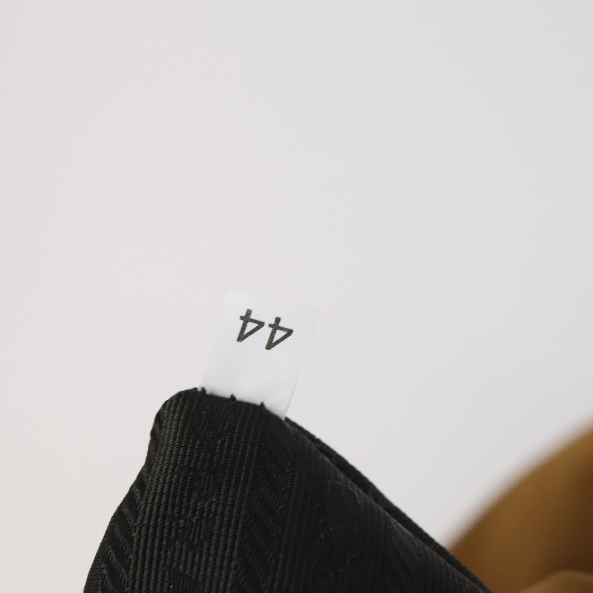 PRADA Boston Bag Nylon 2way Brown Silver Auth 153235