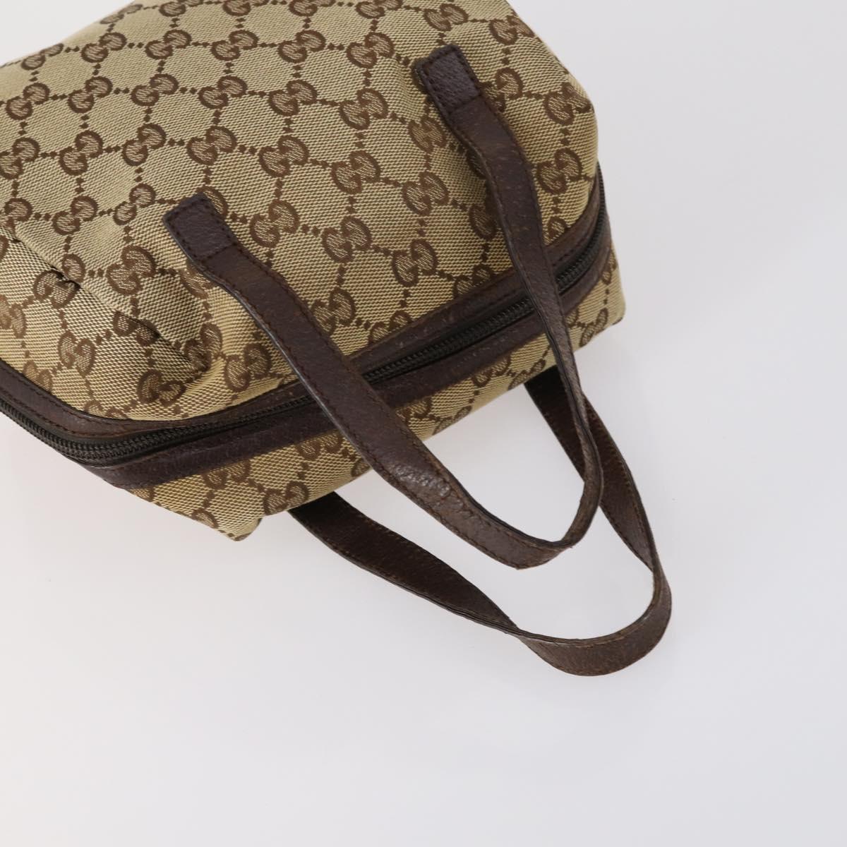 GUCCI GG Canvas Shoulder Bag 5 Set Beige Gold Auth 153244