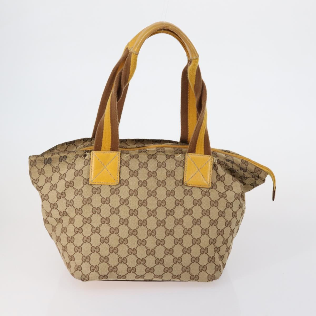 GUCCI GG Canvas Shoulder Bag 5 Set Beige Gold Auth 153244