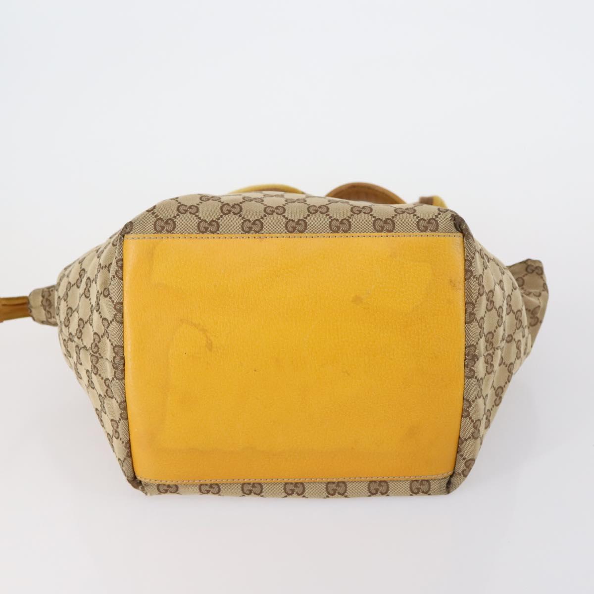 GUCCI GG Canvas Shoulder Bag 5 Set Beige Gold Auth 153244