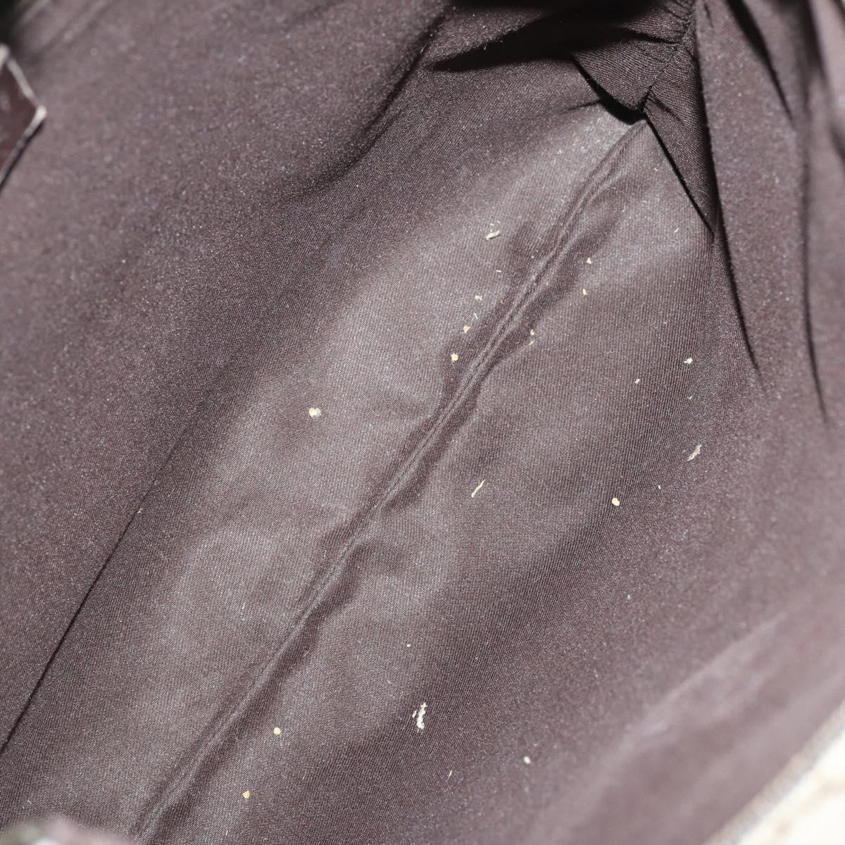 GUCCI GG Supreme Canvas Shoulder Bag PVC 5 Set Beige Black Auth 153245