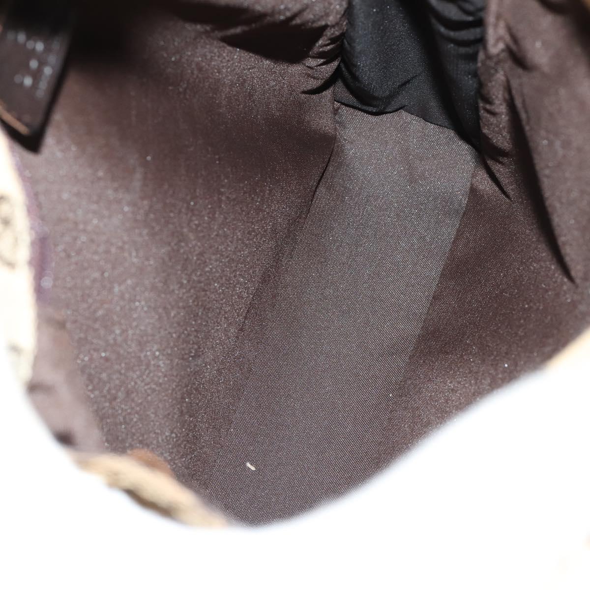 GUCCI GG Canvas Supreme Shoulder Bag 4 Set Beige Auth 153246