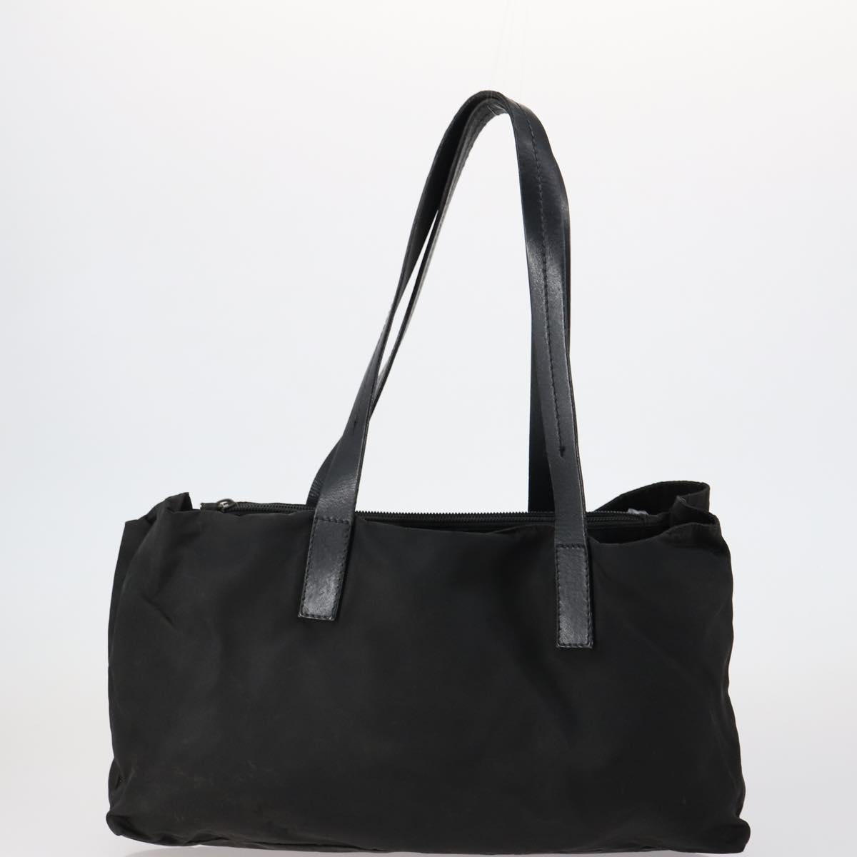 PRADA Hand Bag Nylon 5 Set Black White pink Auth 153249