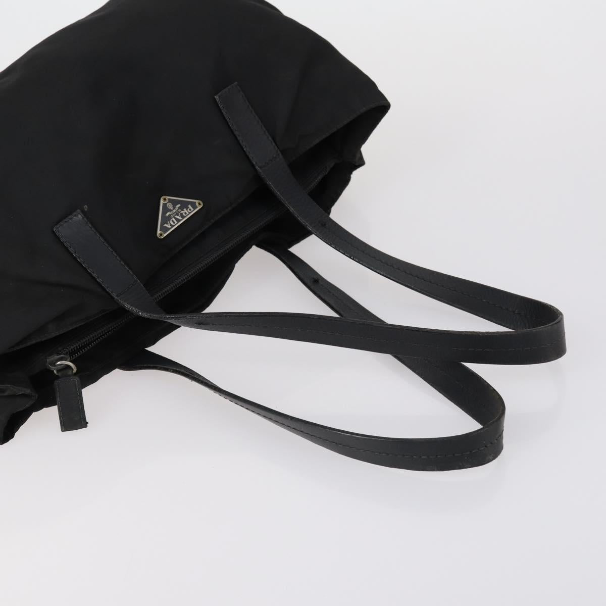 PRADA Hand Bag Nylon 5 Set Black White pink Auth 153249