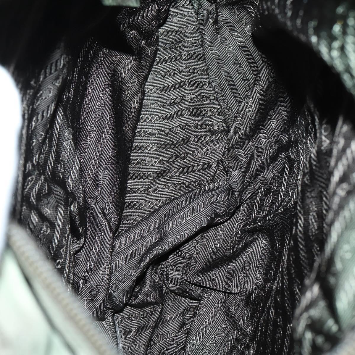 PRADA Hand Bag Nylon 5 Set Black White pink Auth 153249