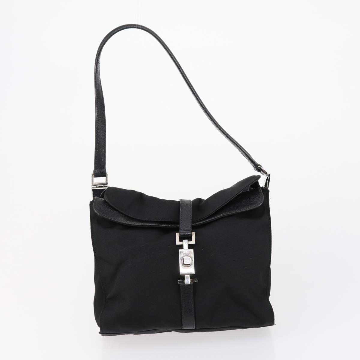 GUCCI PRADA Chanel Bag Nylon Leather 4 Set Black Beige Green Auth 153251