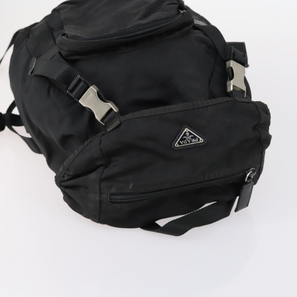 PRADA Hand Bag Nylon 3 Set White Black Auth 153252