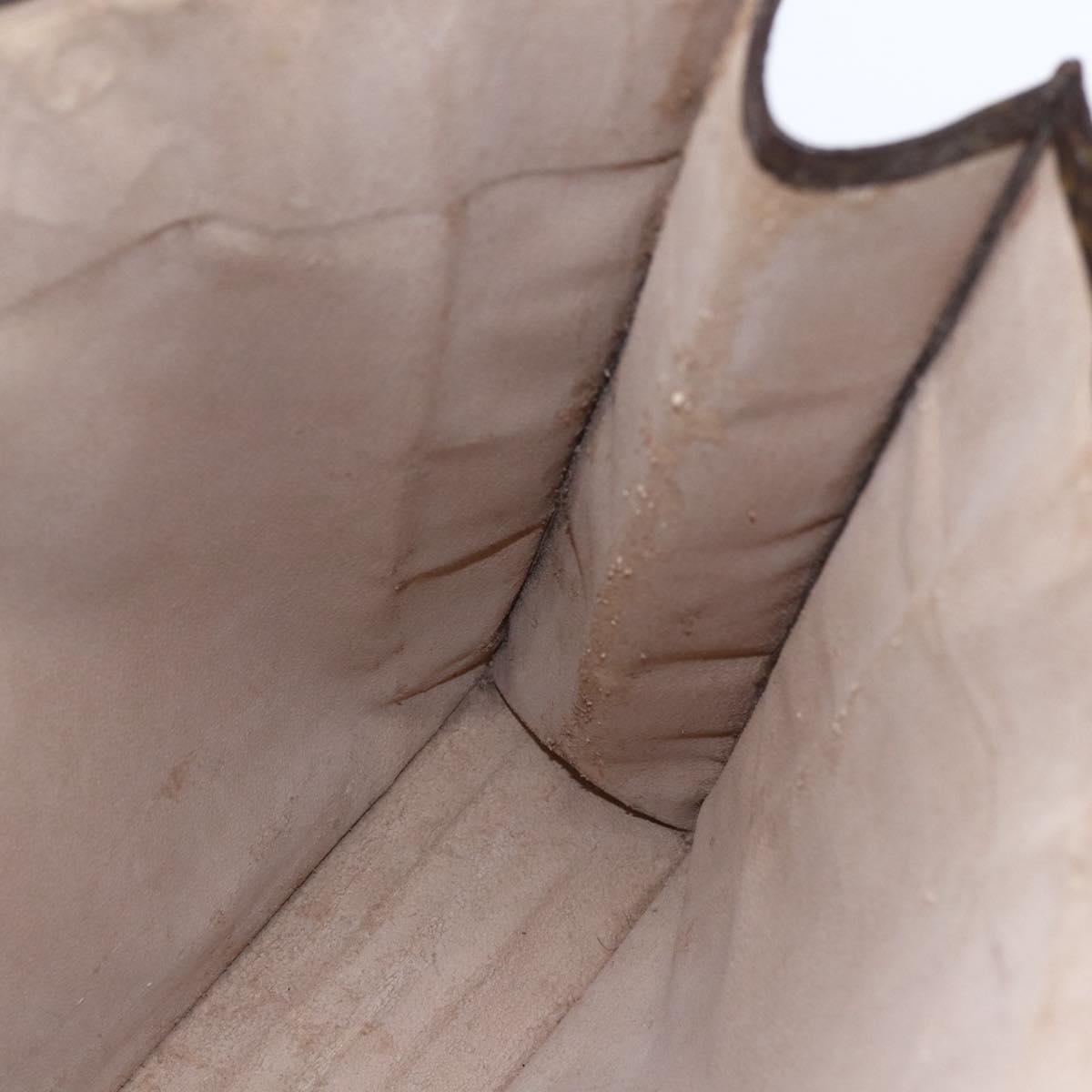 LOUIS VUITTON Monogram Sac Plat Hand Bag M51140 LV Auth 153300