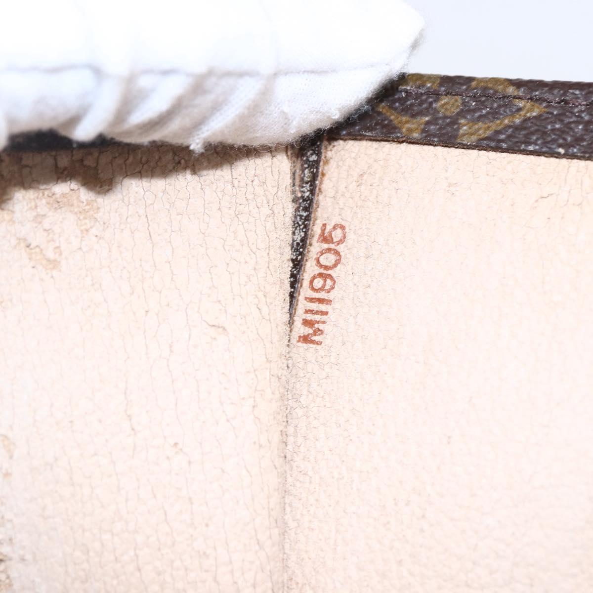 LOUIS VUITTON Monogram Sac Plat Hand Bag M51140 LV Auth 153300