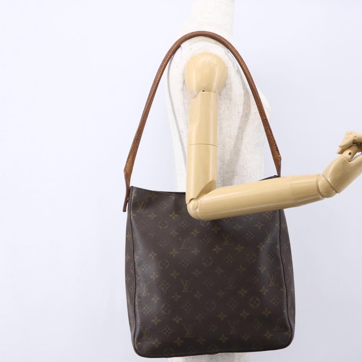 LOUIS VUITTON Monogram Looping GM Shoulder Bag M51145 LV Auth 153302