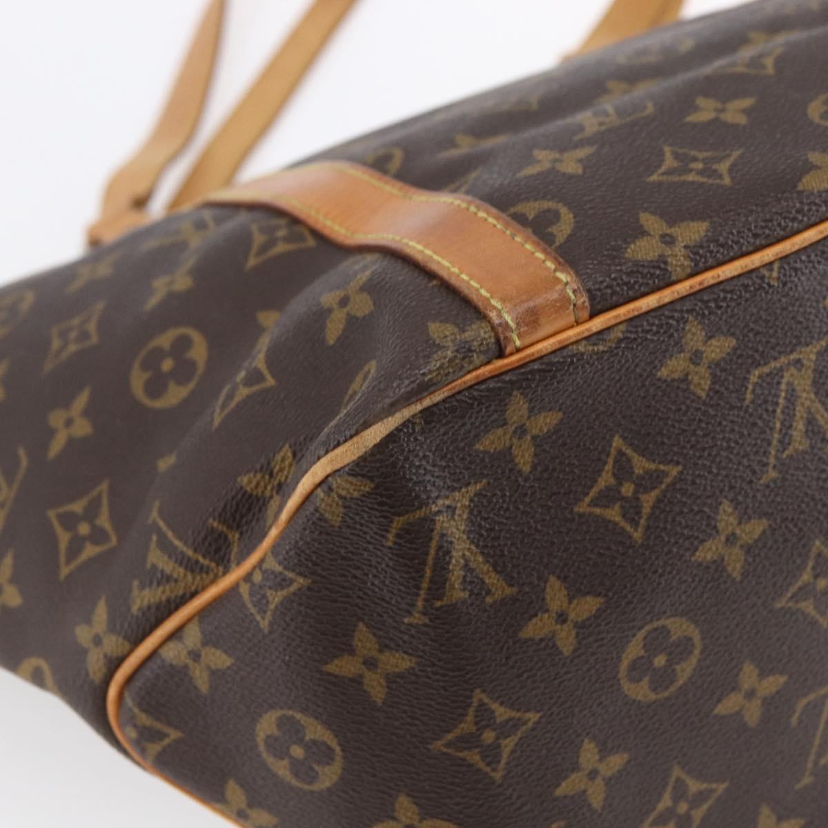 LOUIS VUITTON Monogram Sac Shopping Tote Bag M51108 LV Auth 153304
