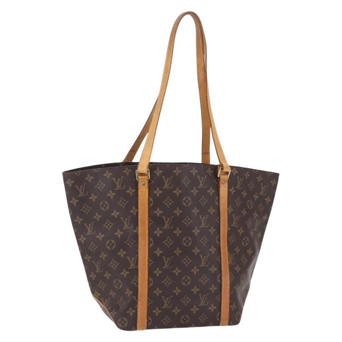LOUIS VUITTON Monogram Sac Shopping Tote Bag M51108 LV Auth 153304