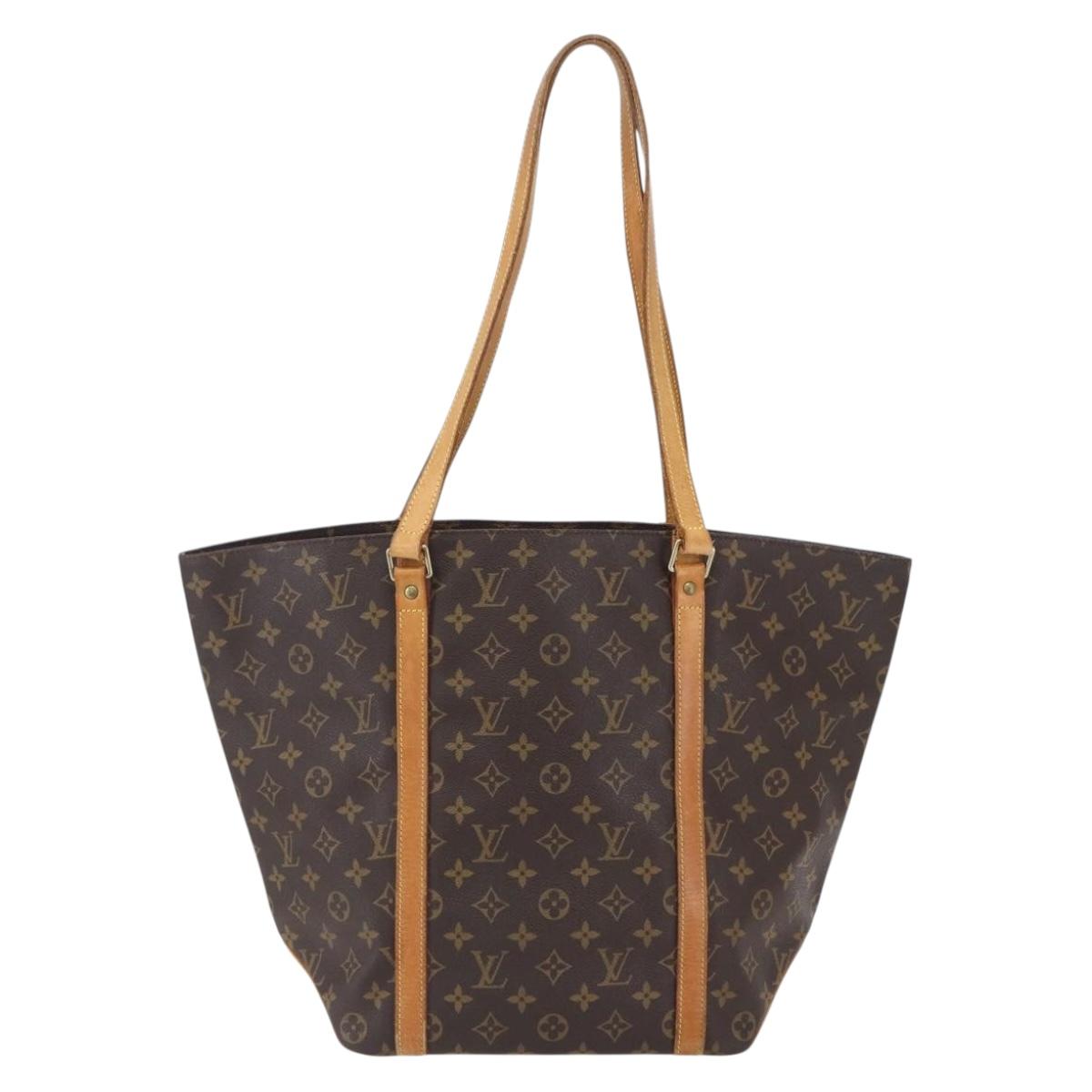 LOUIS VUITTON Monogram Sac Shopping Tote Bag M51108 LV Auth 153304